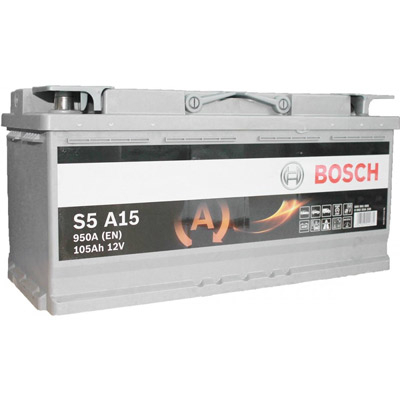 Аккумулятор Bosch S5 AGM A15 105 А/ч, Bosch