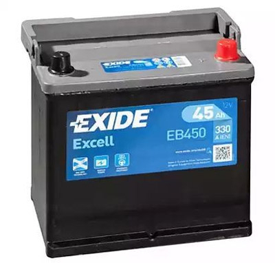Аккумулятор Exide Excell EB450 45 а/ч, Exide
