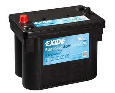 Аккумулятор Exide Start-Stop AGM EK508 50 А/ч, Exide