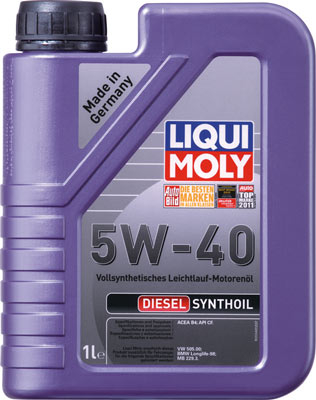 Масло моторное Liqui Moly Diesel Synthoil 5W-40 1л, 