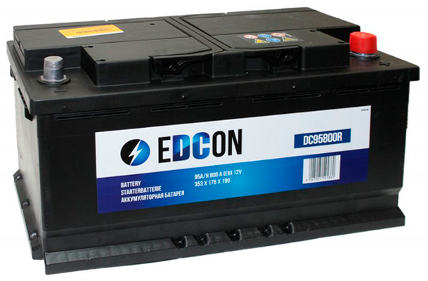 Аккумулятор Edcon DC100830R 100 А/ч, Edcon