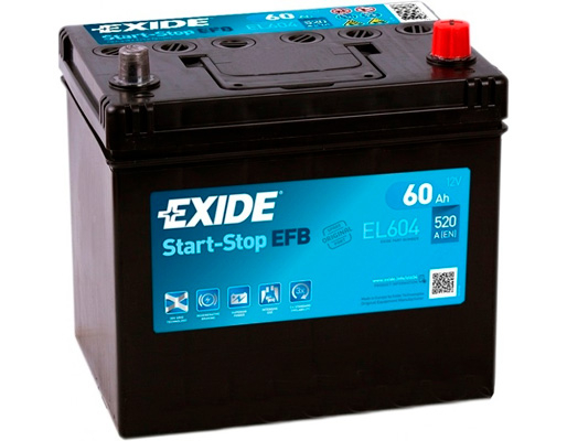 Аккумулятор Exide EL604 60 A/ч, Exide