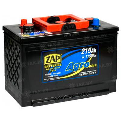 Аккумулятор ZAP Agro Heavy (R+) 215 А/ч, ZAP