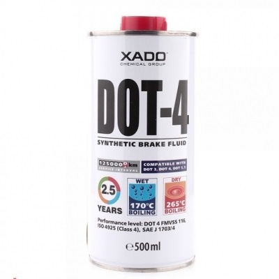 Жидкость тормозная ХАДО XA 54203 DOT 4 0,5л (жесть), 