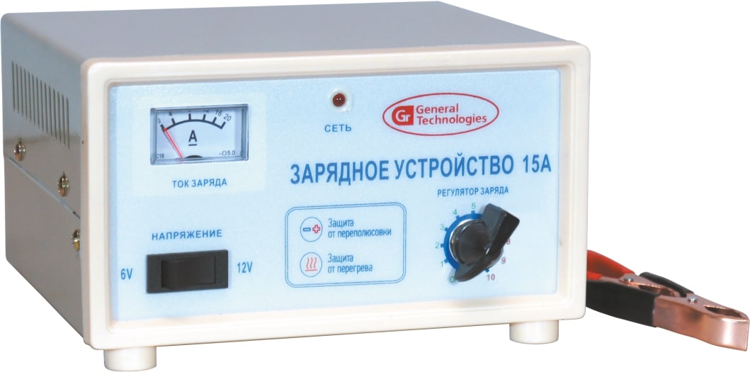 Зарядное устройство General Technologies GT-BC006/12 6V/12V 15A, 