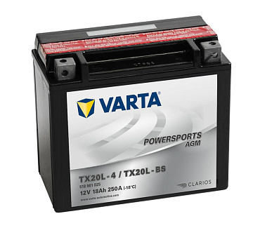 Аккумулятор Varta 518901025 AGM 18Ah 250A, Varta