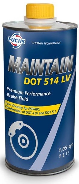 Жидкость тормозная Fuchs Maintain DOT 514 LV 601888861 1 л, 