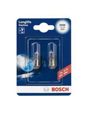 1987301061 Bosch Лампа накаливания H6W 12V 6W (1987301061) Bosch 1 987 301 061