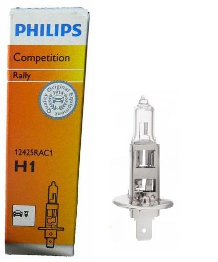 12425RAC1 Philips Лампа галогенная Philips Rally H1 12V 85W (12425RAC1) Philips 12425RAC1