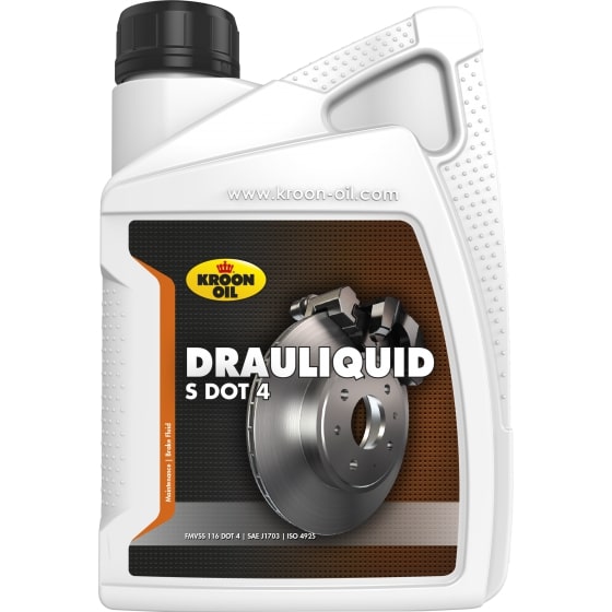Жидкость тормозная Kroon-Oil Drauliquid-S DOT 4 04206 1 л, 