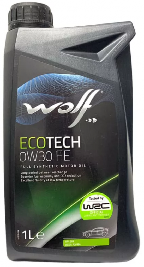 Масло моторное Wolf Вольф EcoTech FE 0W-30 1л 141051, Масла моторные