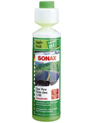 Стеклоомывающая жидкость Sonax 1:100 яблоко 0.25л, Жидкости для омывателя стекла