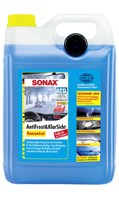 Стеклоомывающая жидкость Sonax концентрат лимон 5л, Жидкости для омывателя стекла