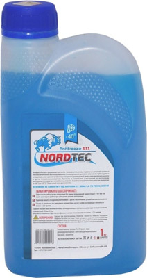 Антифриз Nordtec G11 -40°C синий 1кг, Антифриз (Жидкости охлаждающие)