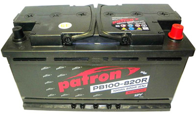 Аккумулятор Patron PB100-820R 100 а/ч, Patron