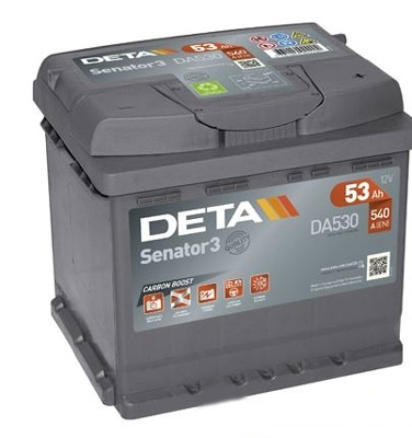 Аккумулятор Deta SENATOR3 DA530 53 а/ч, Deta