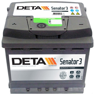 Аккумулятор Deta SENATOR3 DA641 64 а/ч, Deta