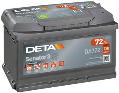 Аккумулятор Deta SENATOR3 DA722 75 а/ч, Deta