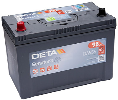 Аккумулятор Deta SENATOR3 DA955 95 а/ч, Deta