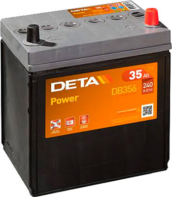 Аккумулятор Deta POWER DB356 35 а/ч, Deta