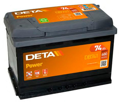 Аккумулятор Deta POWER DB741 74 А/ч, Deta