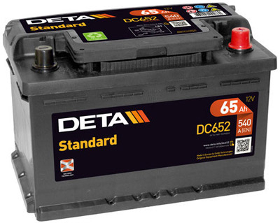 Аккумулятор Deta STANDARD DC652 65 А/ч, Deta
