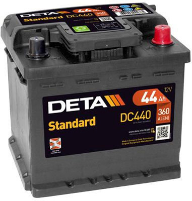 Аккумулятор Deta STANDARD DC440 44 А/ч, Deta