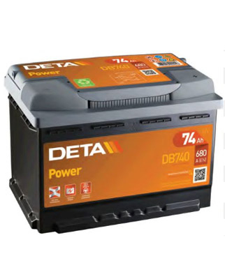 Аккумулятор Deta Power DB740 74 А/ч, Deta