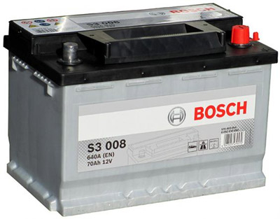 Аккумулятор Bosch S3 008 70 а/ч, Bosch