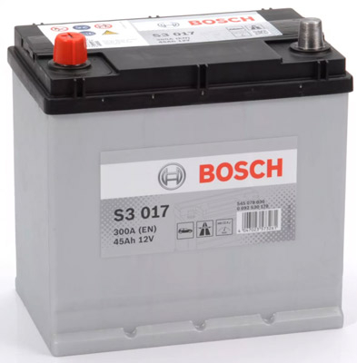 Аккумулятор Bosch S3 017 45 а/ч, Bosch