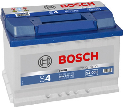 Аккумулятор Bosch S4 Silver 009 74 а/ч, Bosch