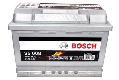Аккумулятор Bosch S5 Silver Plus 008 77 а/ч, Bosch