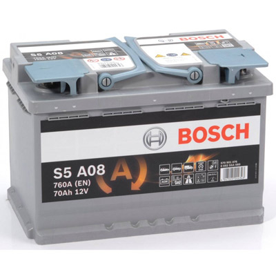 Аккумулятор Bosch S5 AGM A08 70 А/ч, Bosch