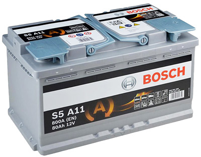 Аккумулятор Bosch S4 AGM A11 80 А/ч, Bosch