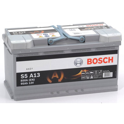 Аккумулятор Bosch S5 AGM A13 95 А/ч, Bosch