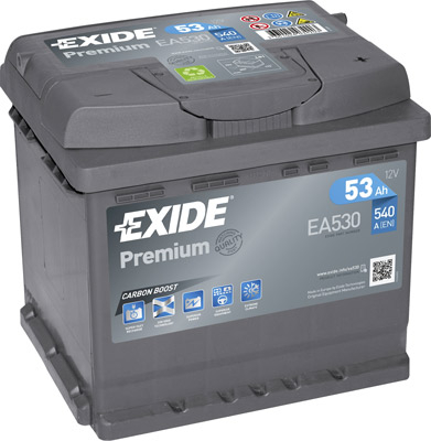 Аккумулятор Exide Premium EA530 53 а/ч, Exide