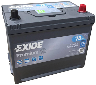 Аккумулятор Exide Premium EA754 75 а/ч, Exide