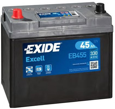 Аккумулятор Exide Excell EB455 45 а/ч, Exide