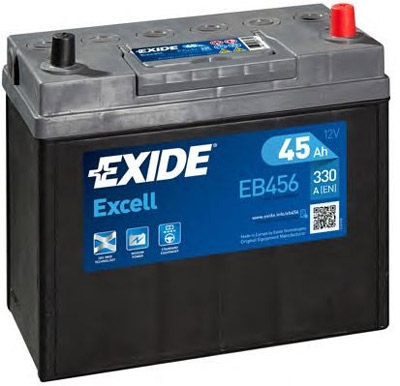 Аккумулятор Exide Excell 45 EB456 а/ч, Exide