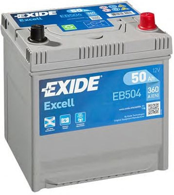 Аккумулятор Exide Excell EB504 50 а/ч, Exide