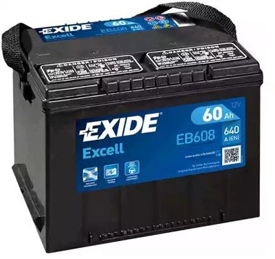 Аккумулятор Exide Excell EB608 60 а/ч, Exide