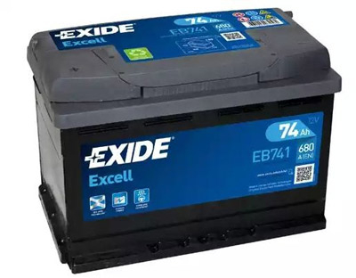 Аккумулятор Exide Excell EB741 74 а/ч, Exide