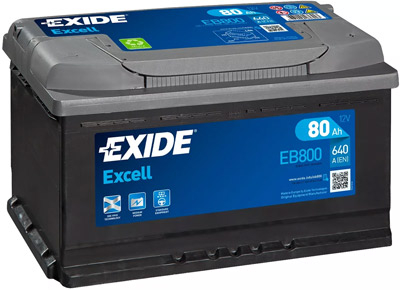 Аккумулятор Exide Excell EB800 80 а/ч, Exide