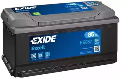Аккумулятор Exide Excell EB852 85а/ч, Exide