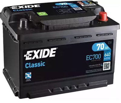 Аккумулятор Exide Classic EC700 70 а/ч, Exide