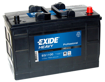 Аккумулятор Exide Heavy Professional EG1100  110 А/ч, Exide