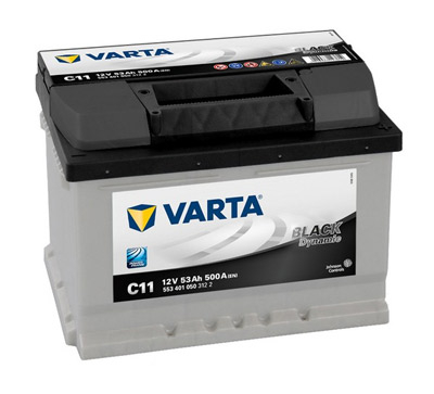 Аккумулятор Varta Black Dynamic C11 53 а/ч, Varta