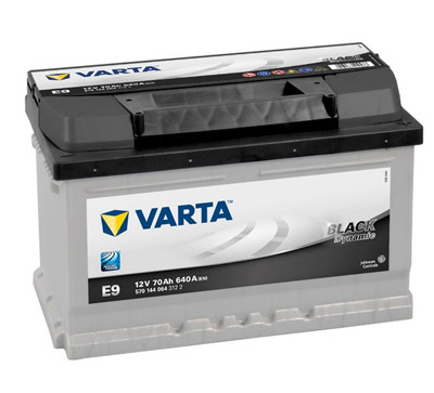 Аккумулятор Varta Black Dynamic E9 70 а/ч, Varta