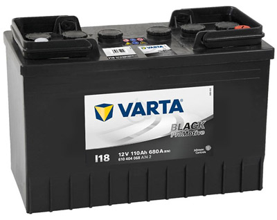 Аккумулятор Varta Promotive Black I18 110 а/ч, Varta