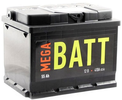 Аккумулятор Mega Batt 6СТ-55АзЕ 55 А/ч, Mega Batt